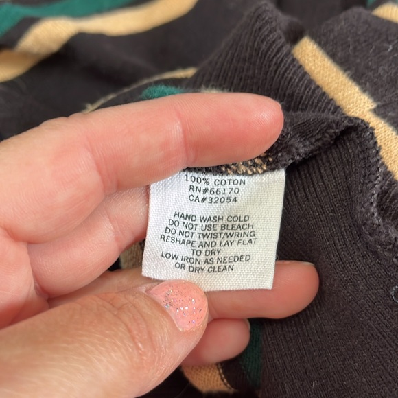 BDG Urban Outfitters Striped V Neck Button Down Cardigan Small - Picture 7 of 8